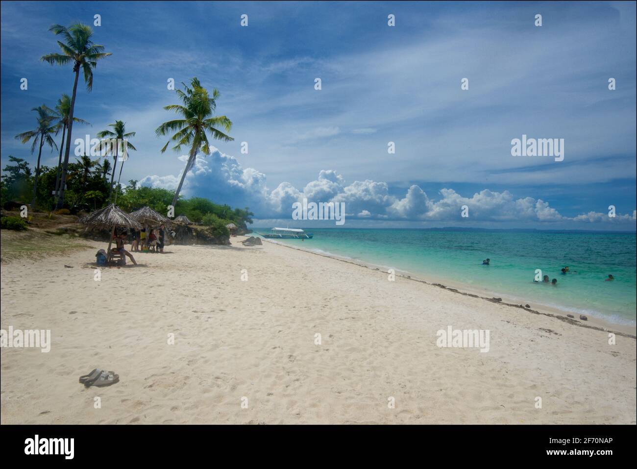 Paradise beach, near Sandira beach, Bantayan Island, Philippines Stock Photo