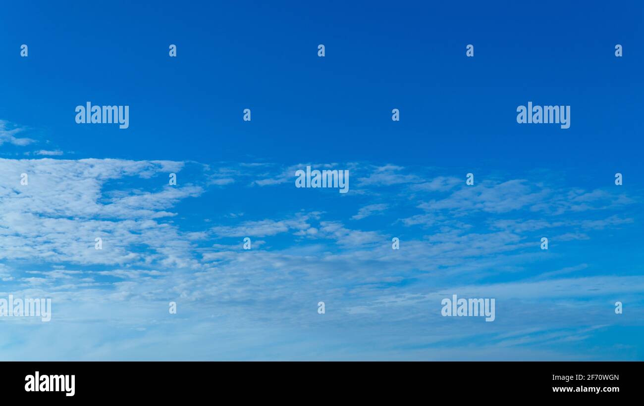 White clouds cumulus floating on blue sky for backgrounds concept Stock ...