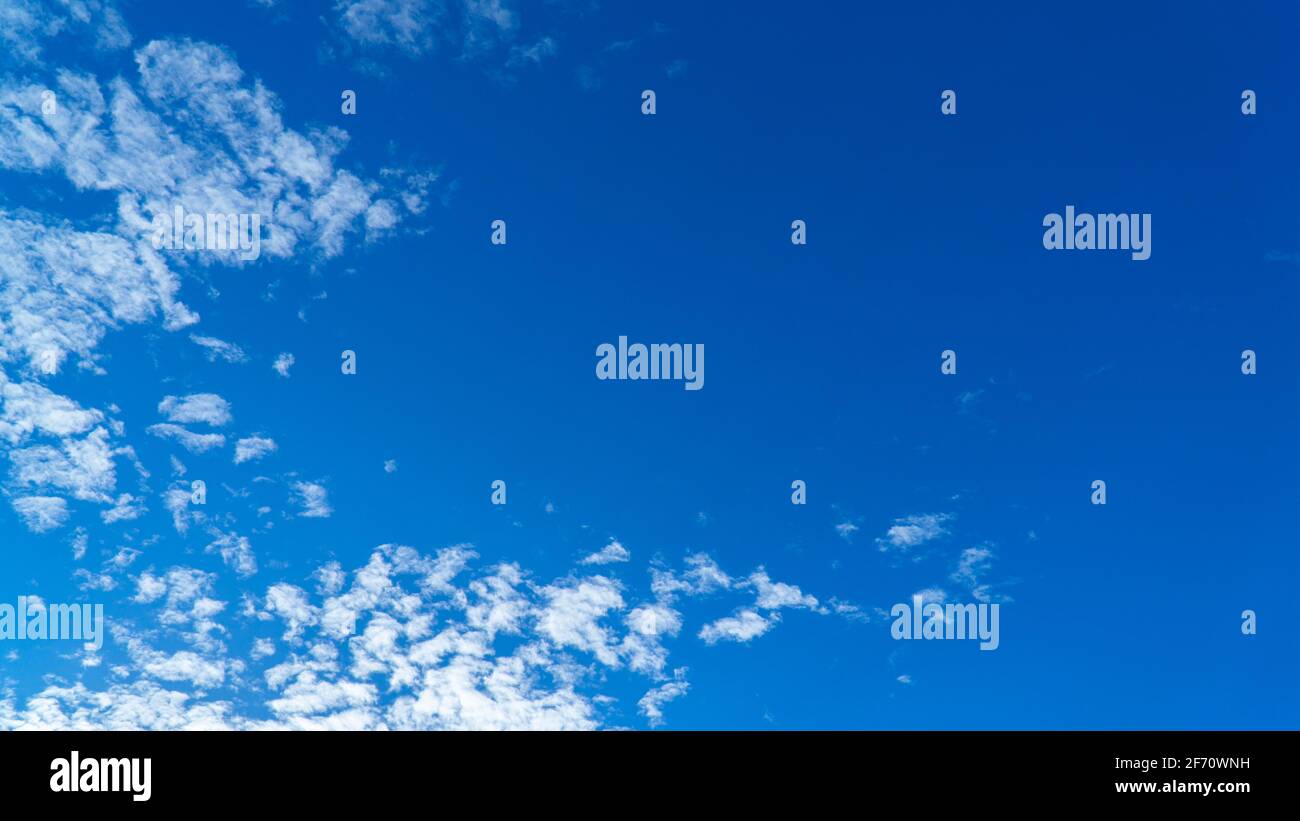 White clouds cumulus floating on blue sky for backgrounds concept Stock ...