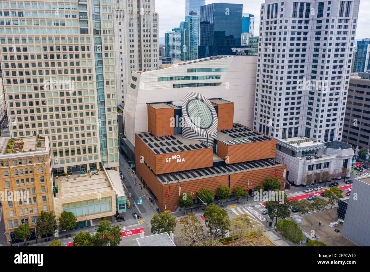 SFMOMA, San Francisco Museum of Modern Art, San Francisco, CA, USA Stock Photo