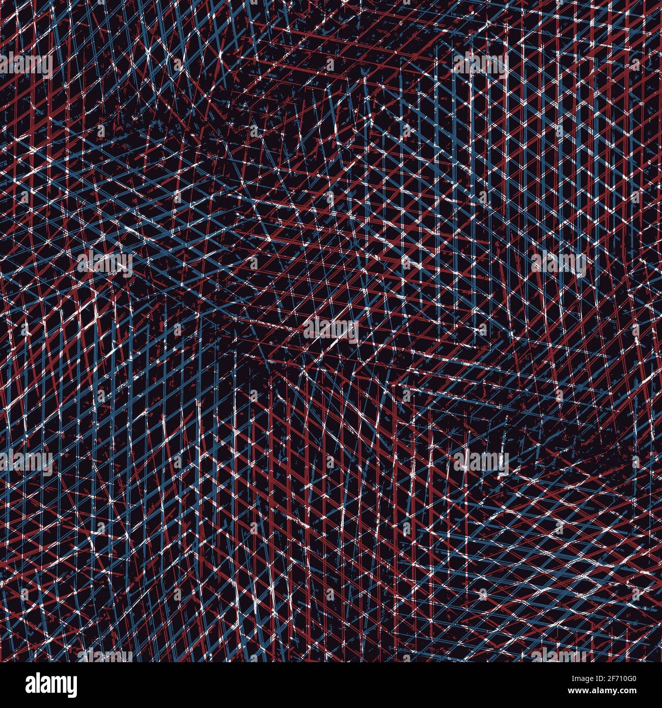 Seamless geo pattern in red blue black white Stock Photo - Alamy