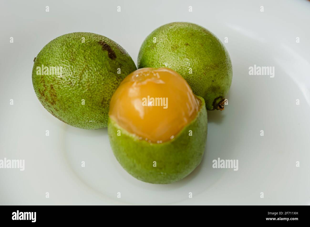 Ripe Guinep Fruit Stock Photo