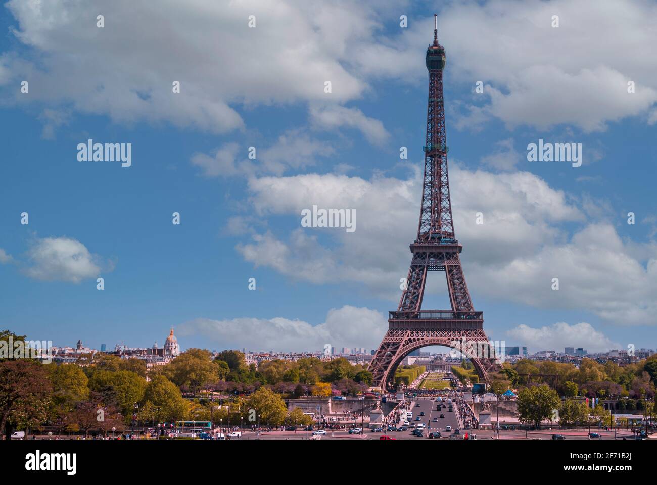 Eiffel Tower in a sunny day in Paris, France Stock Photo - Alamy