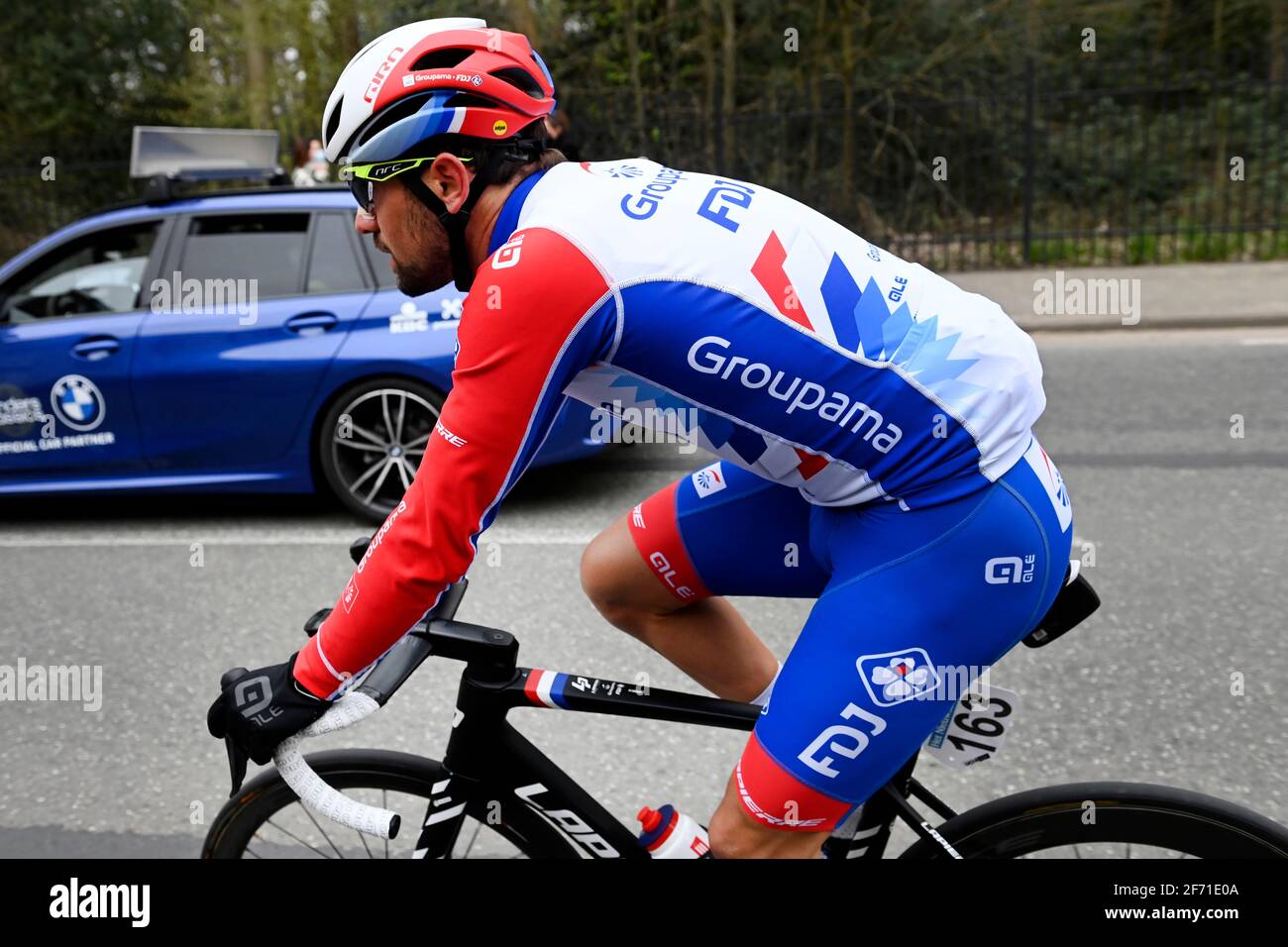 French Olivier Le Gac of Groupama-FDJ pictured in action during the 105th  edition of the 'Ronde van Vlaanderen - Tour des Flandres - Tour of  Flanders' Stock Photo - Alamy