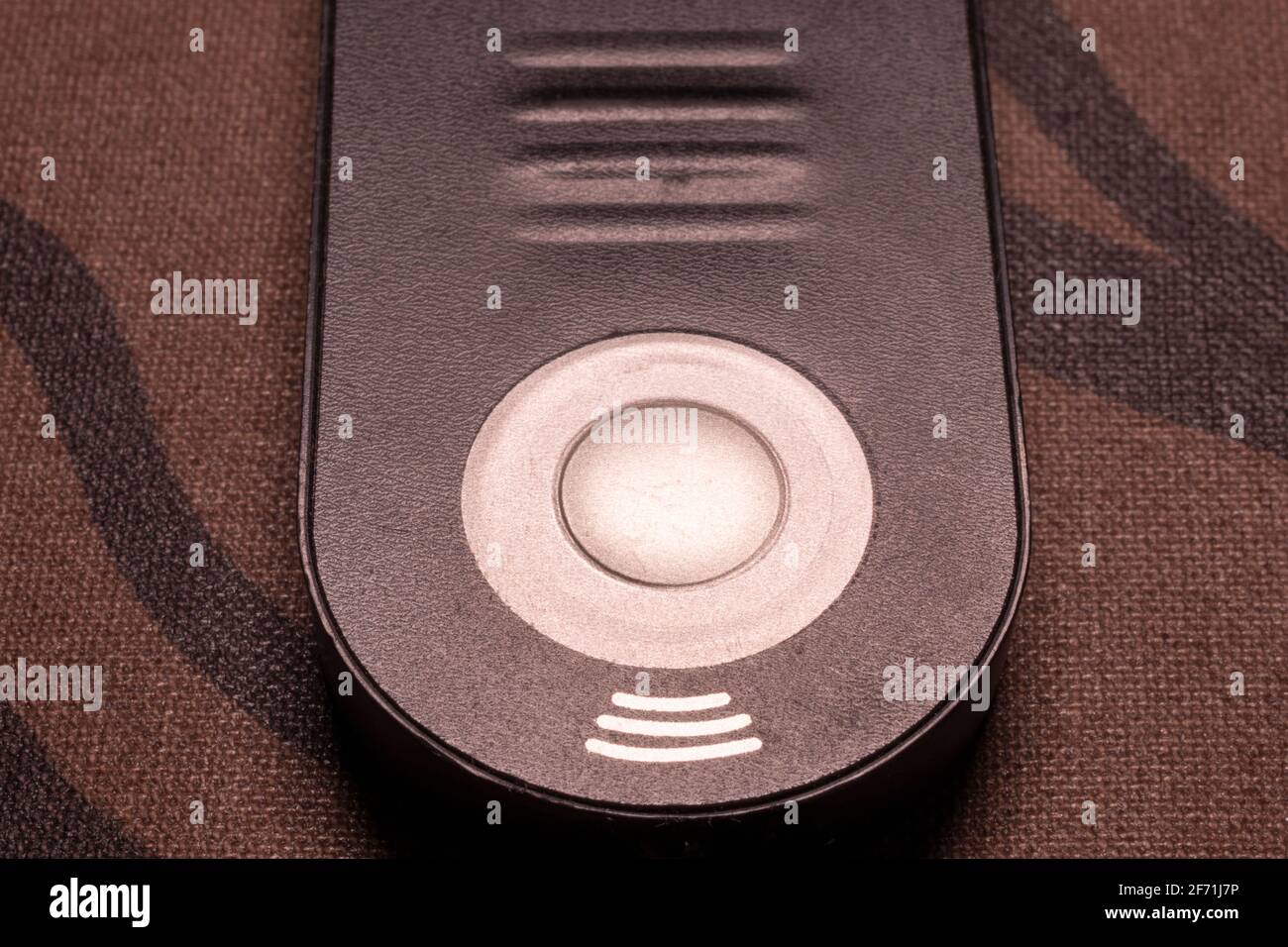 Close up of an unbranded remote control for dslr cameras Stock Photo