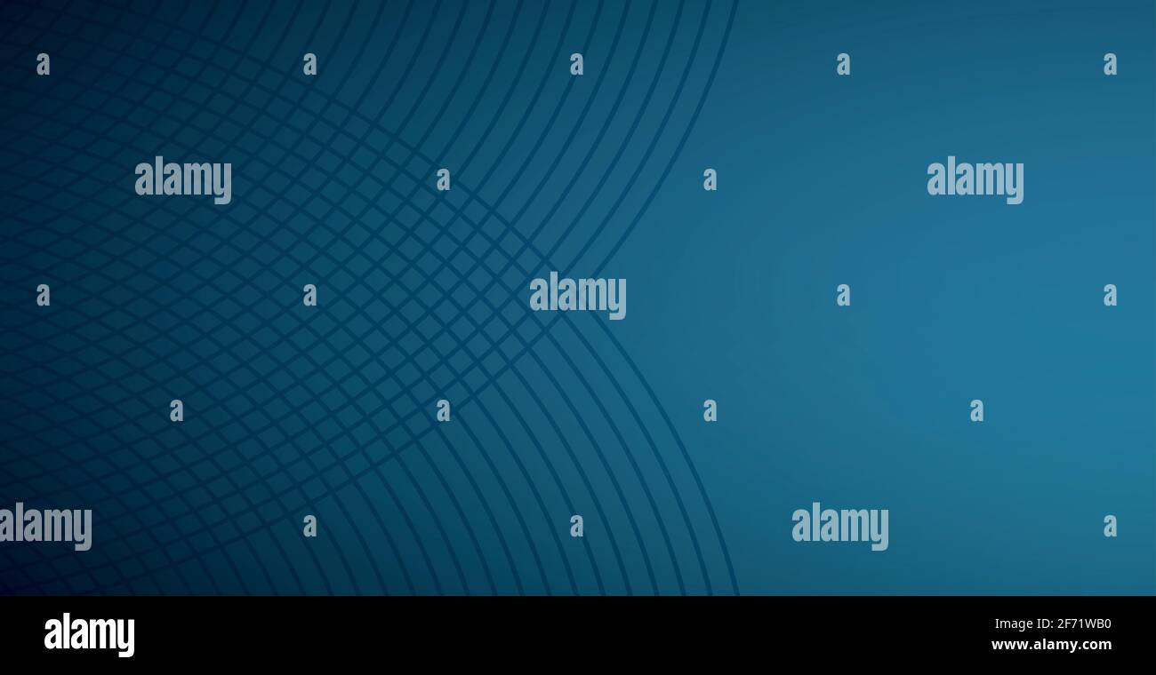 Abstract dark blue background, many curved lines - Vector illustration ...