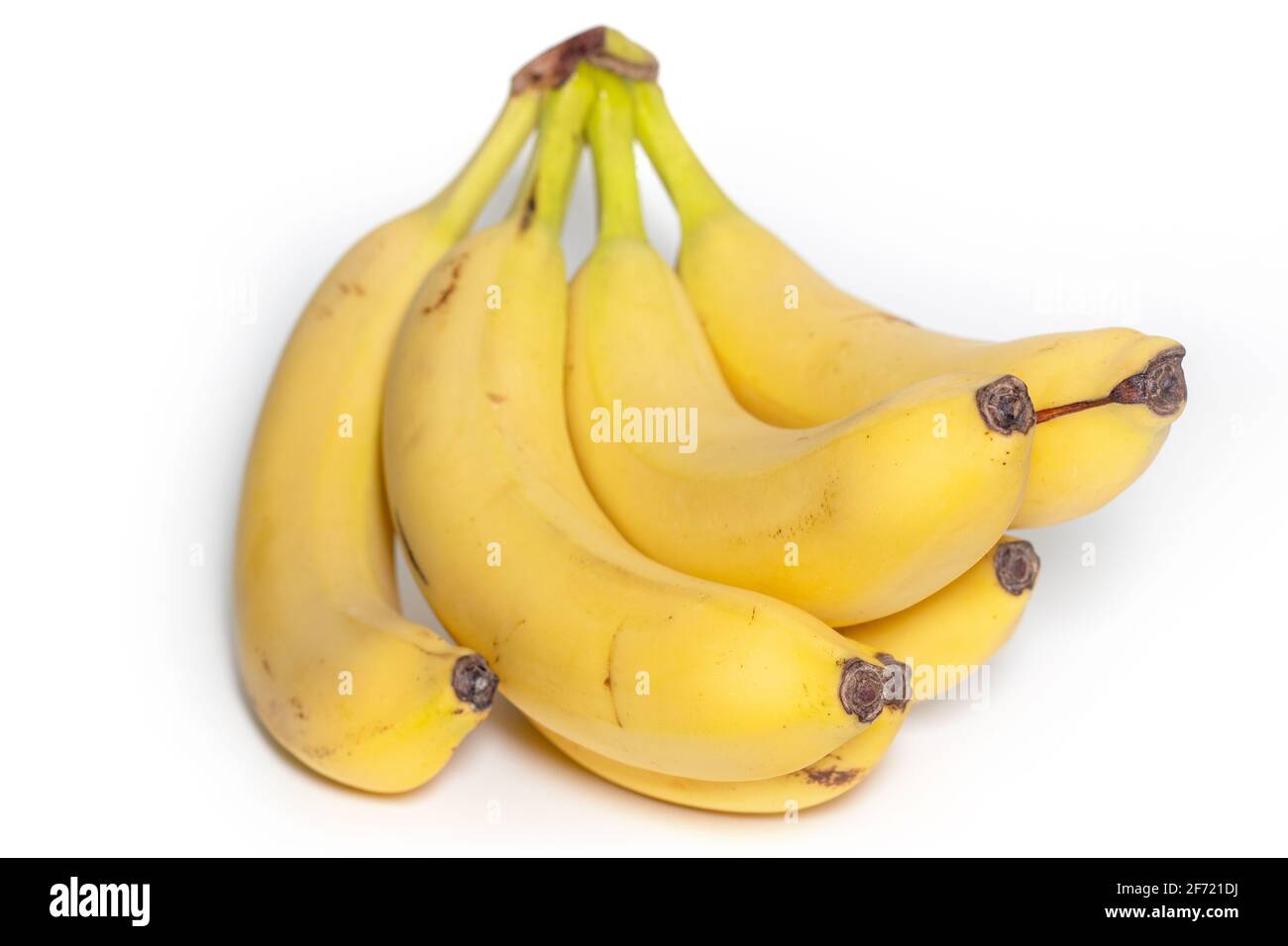 Bunch of bananas isolated on white background Stock Photo - Alamy