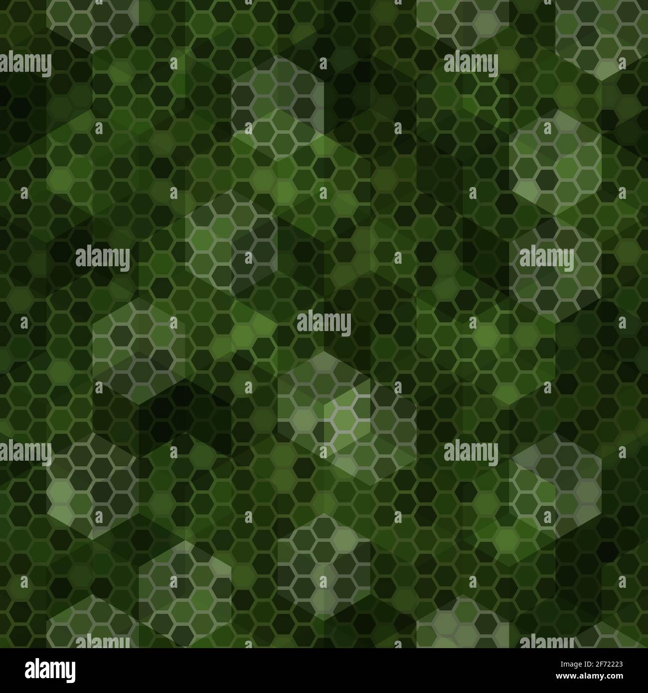 Texture military tan green colors forest camouflage seamless pattern Stock Vector