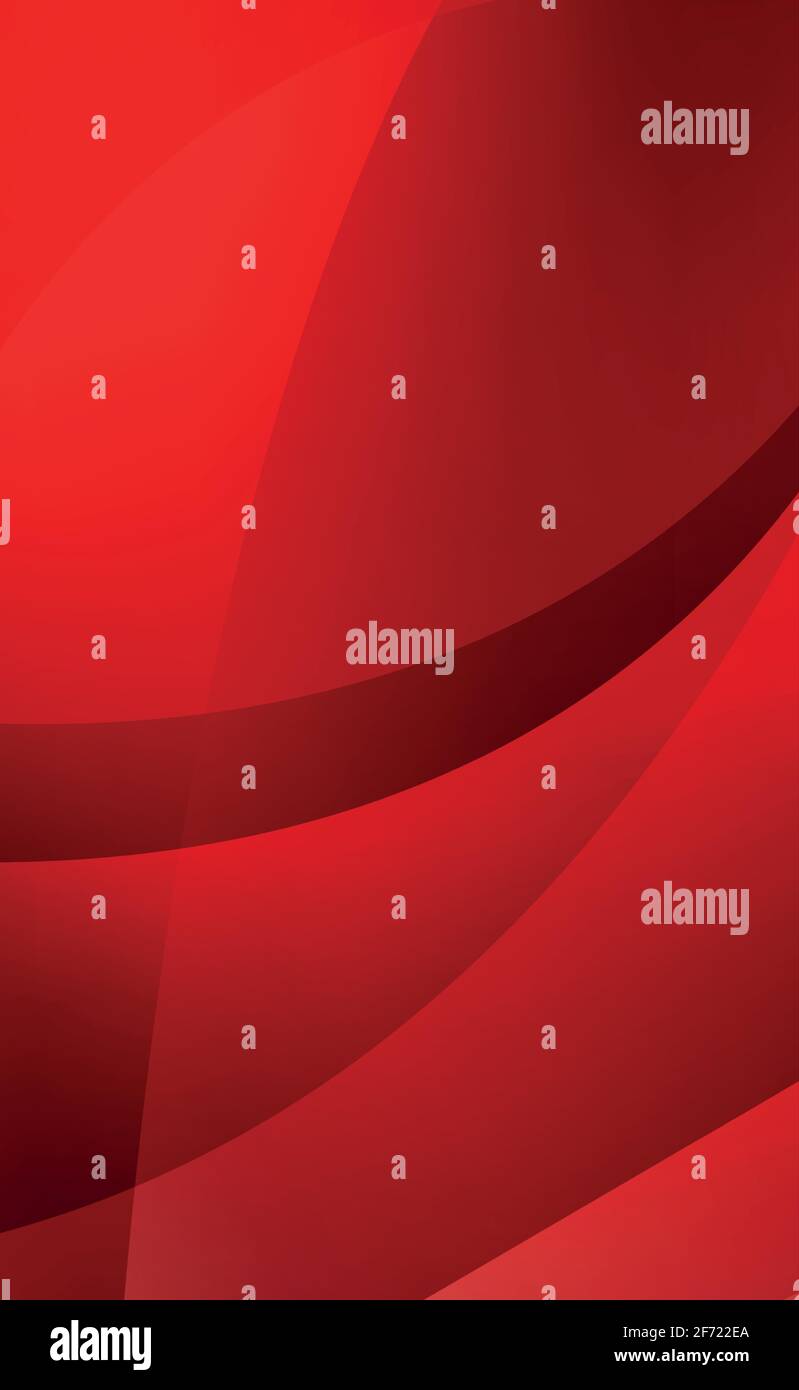 Abstract dark red background, wavy lines - Vector illustration Stock Vector