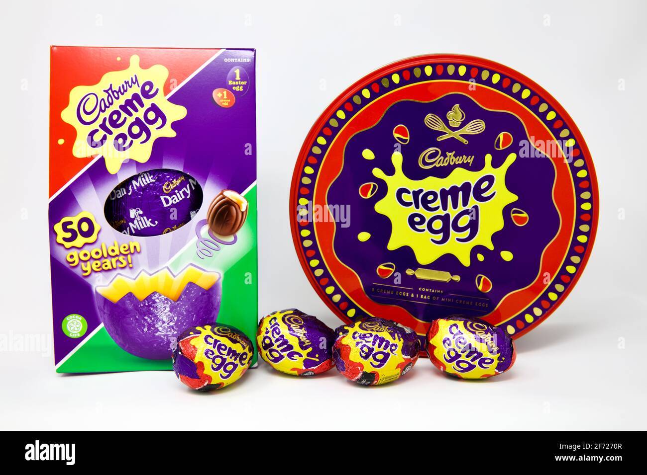 Cadbury's Creme Eggs Stock Photo Alamy
