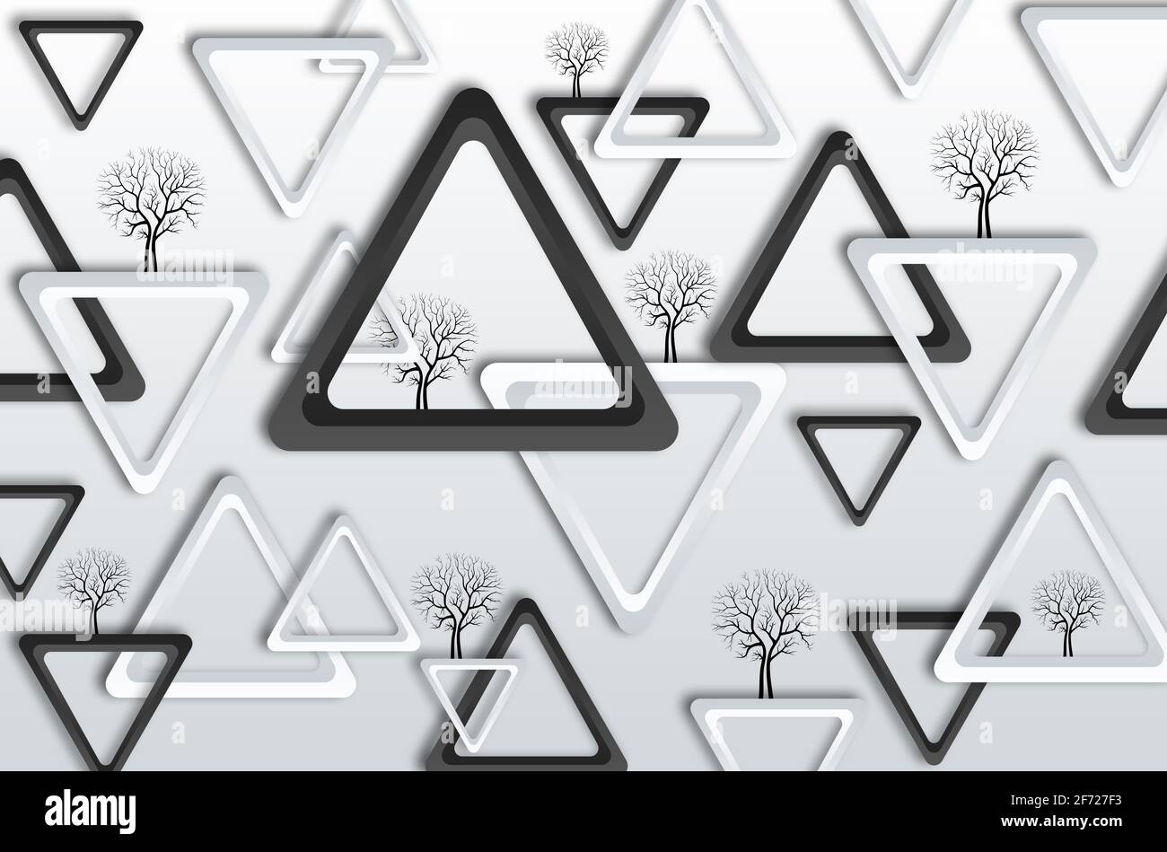 Black And White 3d Mural Wallpaper Image Num 99