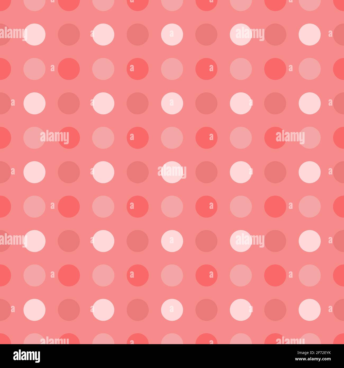 Vintage polka dots in vanilla pink tones Stock Vector