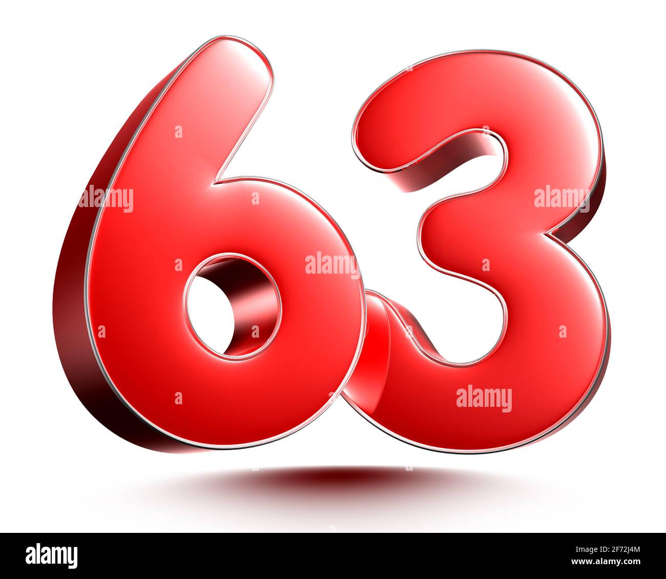 Number symbol 63 hi-res stock photography and images - Alamy