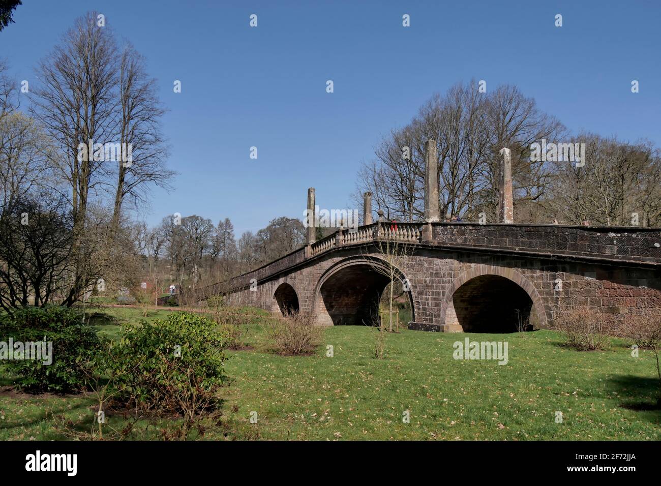 the 18thcentury John Adam designed Avenue Bridge crosses the Lugar