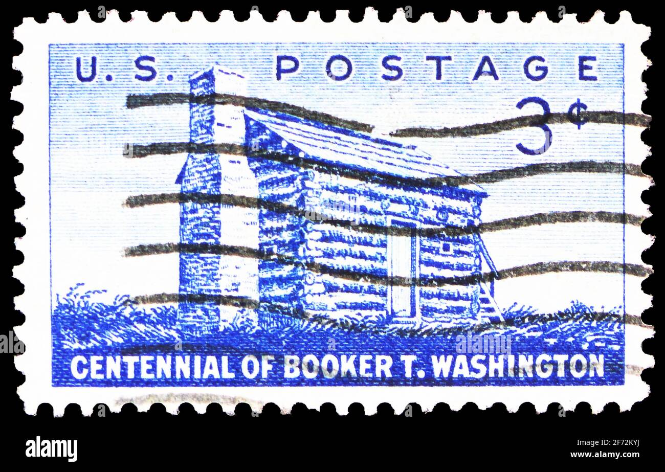 Booker t washington stamp hi res stock photography and images Alamy