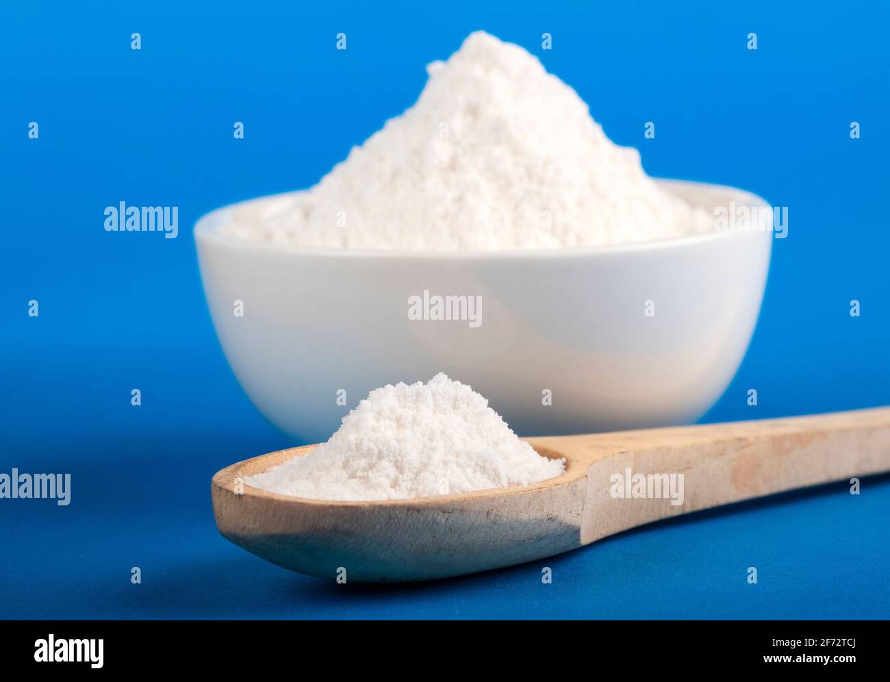 Baking soda (Sodium bicarbonate) Text space Stock Photo Alamy