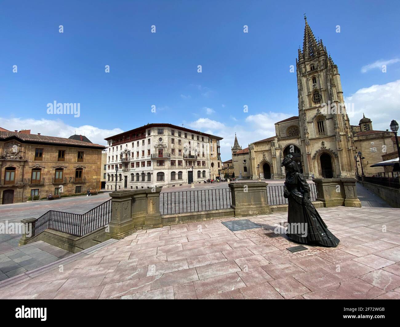 The Cathedral of Oviedo, Spain, was founded by King Fruela I of