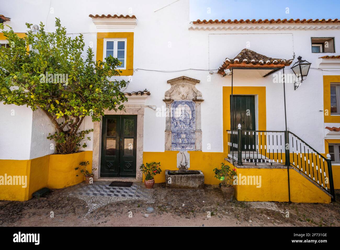 Typical Portuguese rich house connected to winery industry in Alentejo