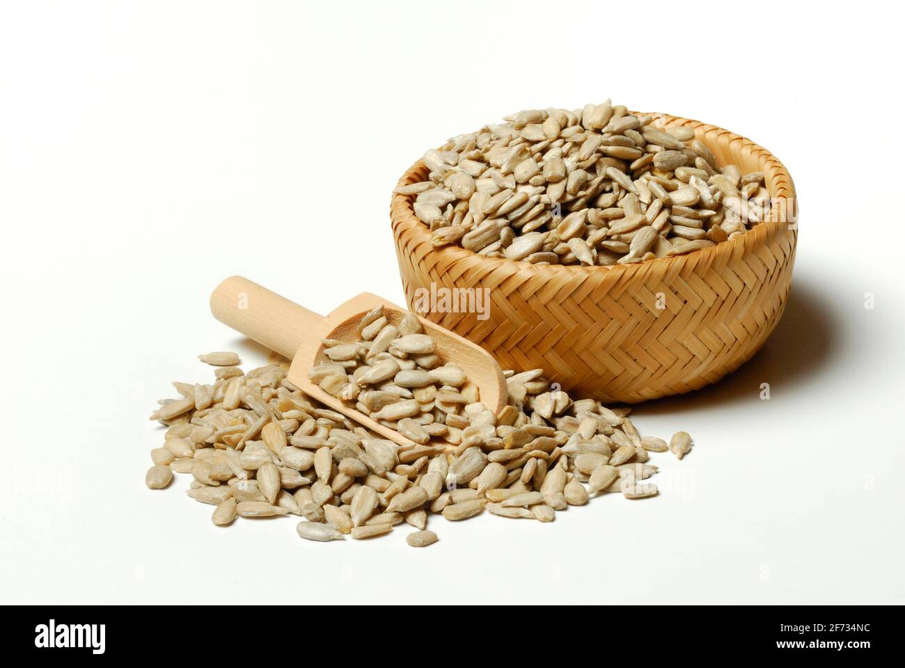 Sunflower seeds, kernels, seeds, seedlings, hulled, sunflower Stock