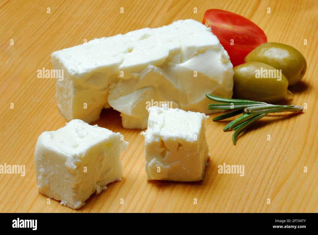 Feta, feta cheese, sheep cheese, brine cheese, sheep cheese, feta cheese, brine cheese Stock Photo