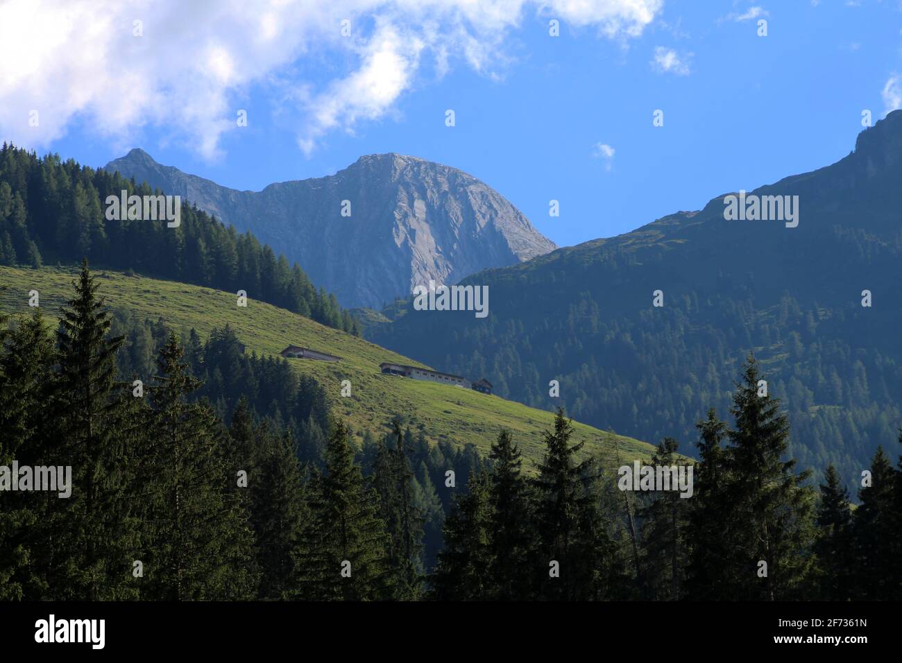 Landscape in the Alps, Austria Stock Photo - Alamy