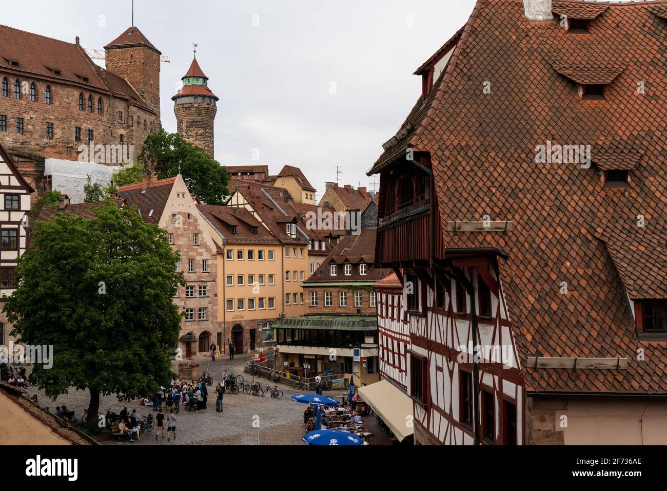 Beautiful Old Town of Nurnberg/Nuremberg in Germany Stock Photo - Alamy