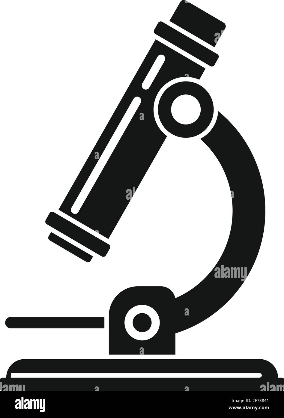 Medical microscope icon, simple style Stock Vector Image & Art - Alamy