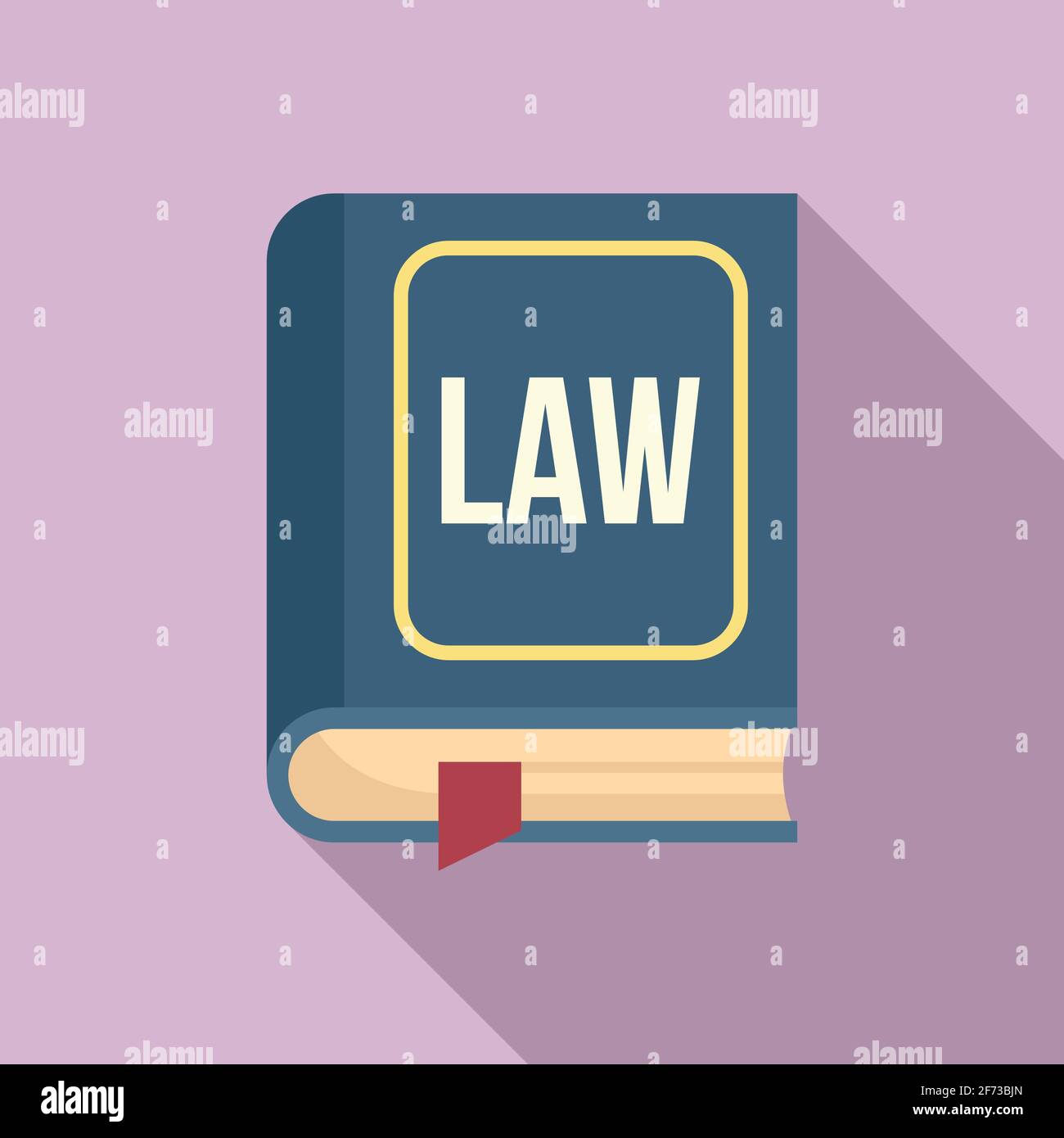 Law book icon, flat style Stock Vector Image & Art - Alamy