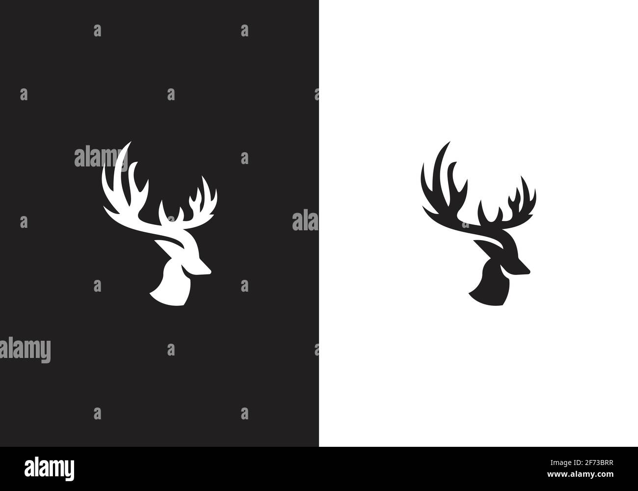 Sign deer Stock Vector Images - Alamy