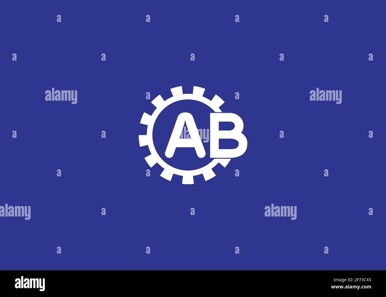 Initial Monogram Letter AB Logo Design Vector Template Stock Vector ...