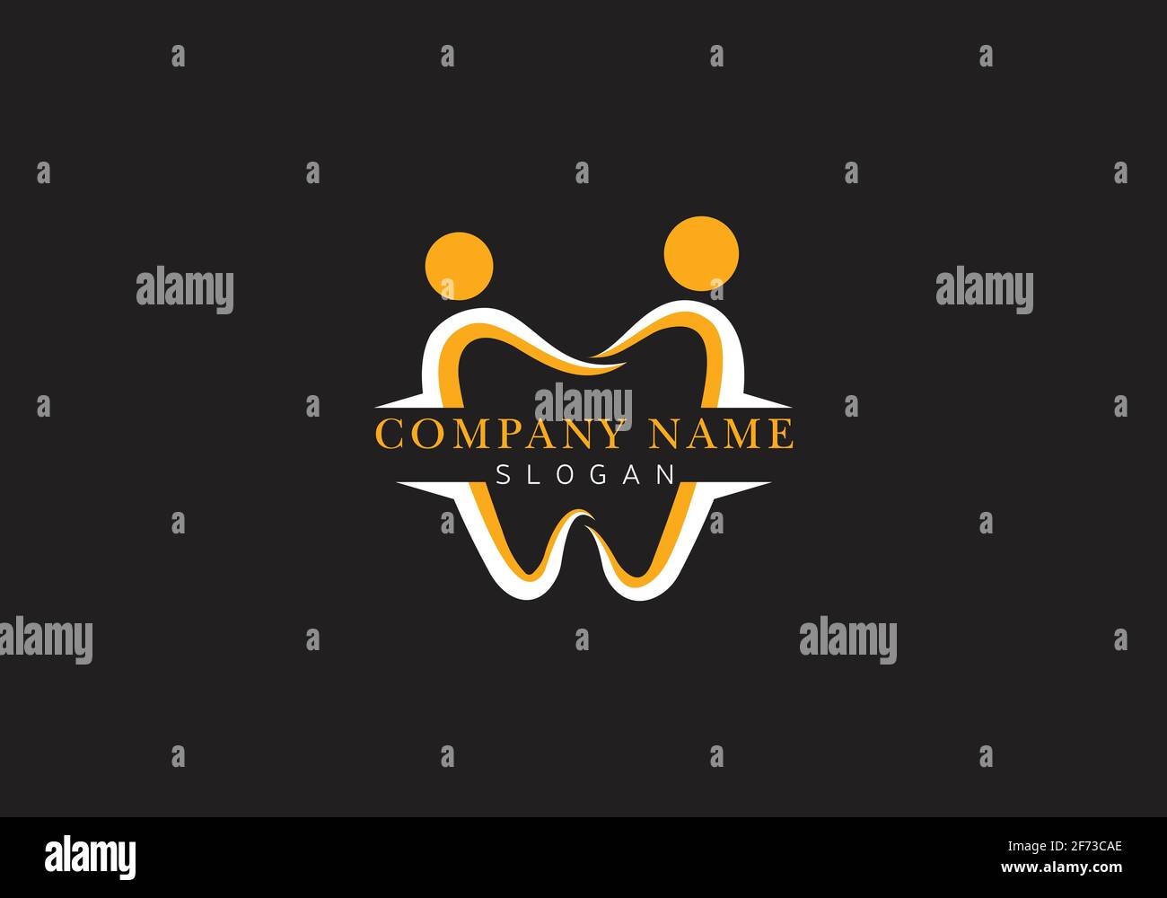 Dental logo vector Template illustrator icon design Stock Vector