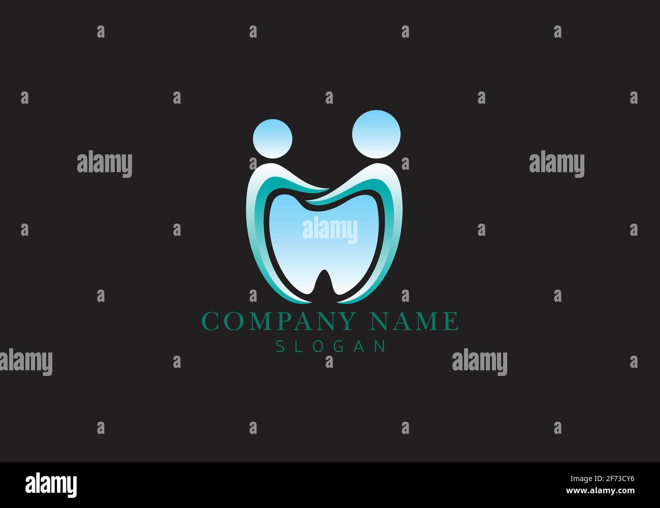 Dental logo vector Template illustrator icon design Stock Vector