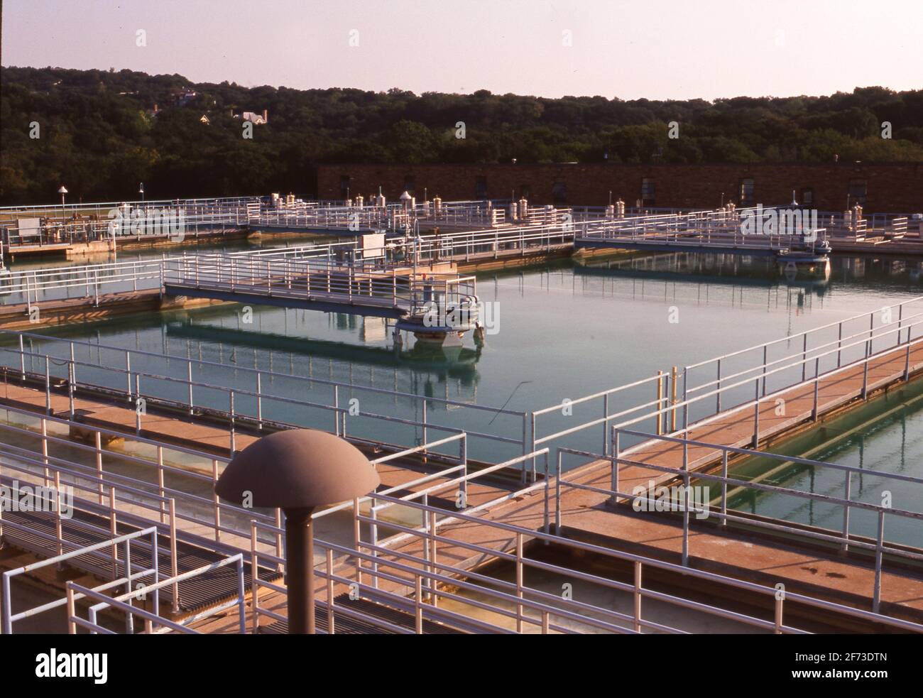 Water treatment plant for City of Austin municipal water system. ©Bob Daemmrich Stock Photo