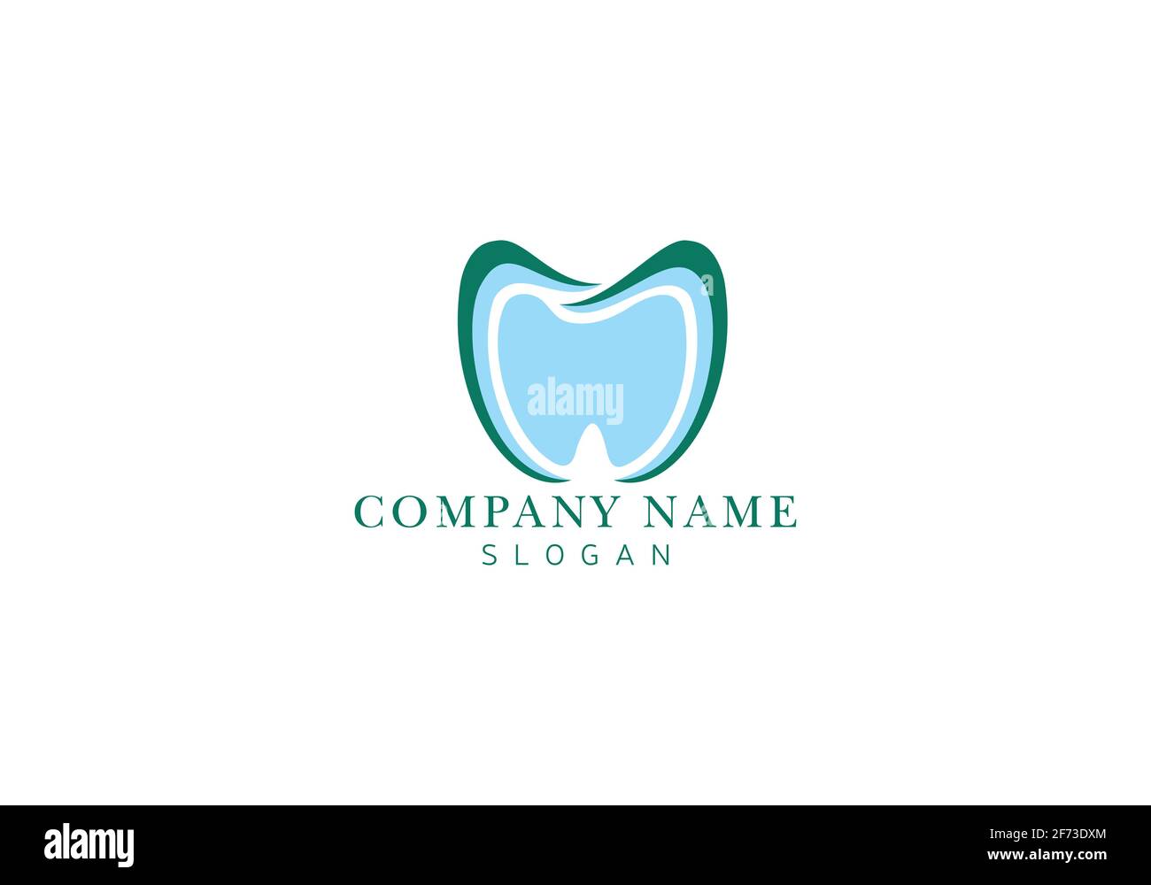 Dental logo vector Template illustrator icon design Stock Vector