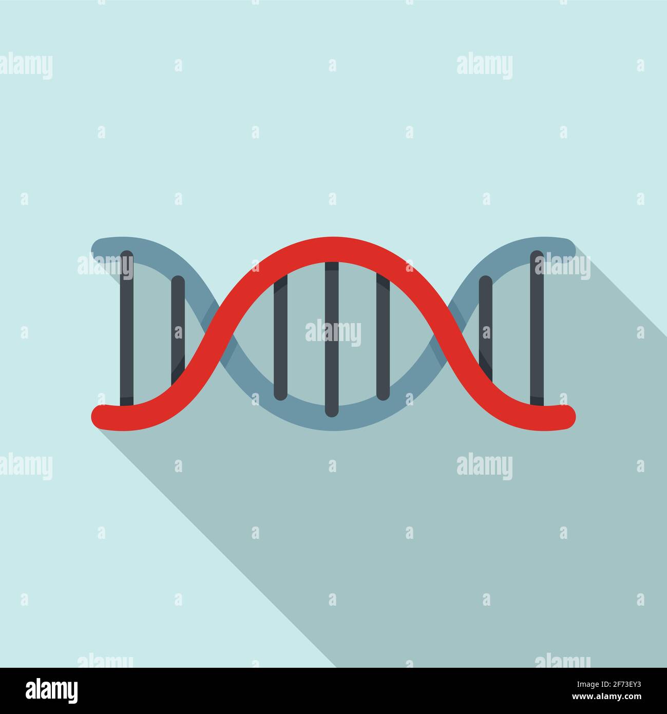Biophysics dna icon, flat style Stock Vector Image & Art - Alamy