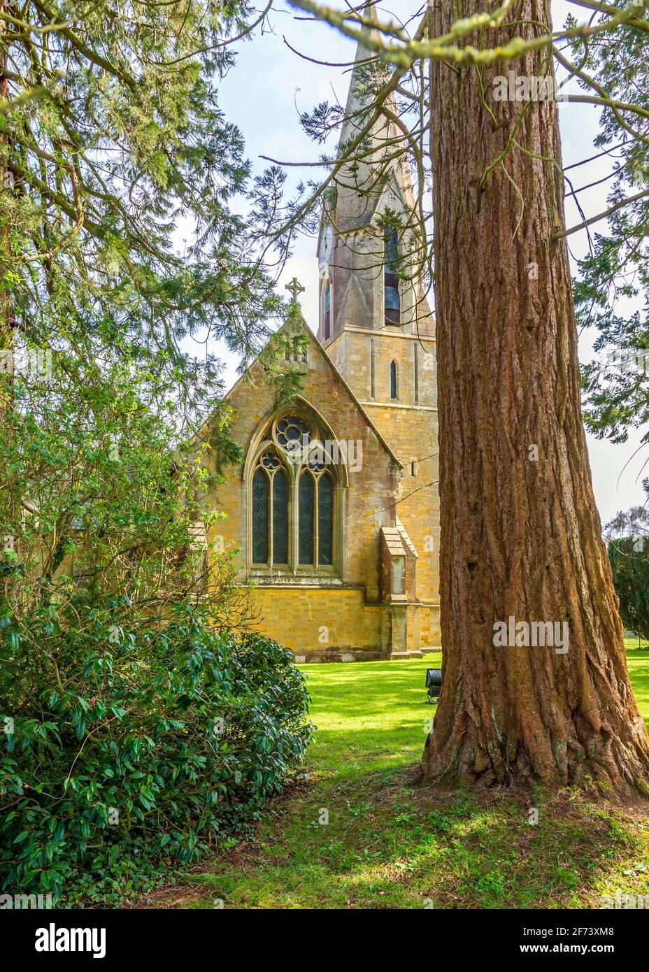 St. Mary The Virgin Church in the village of Ullenhall, Warwickshire