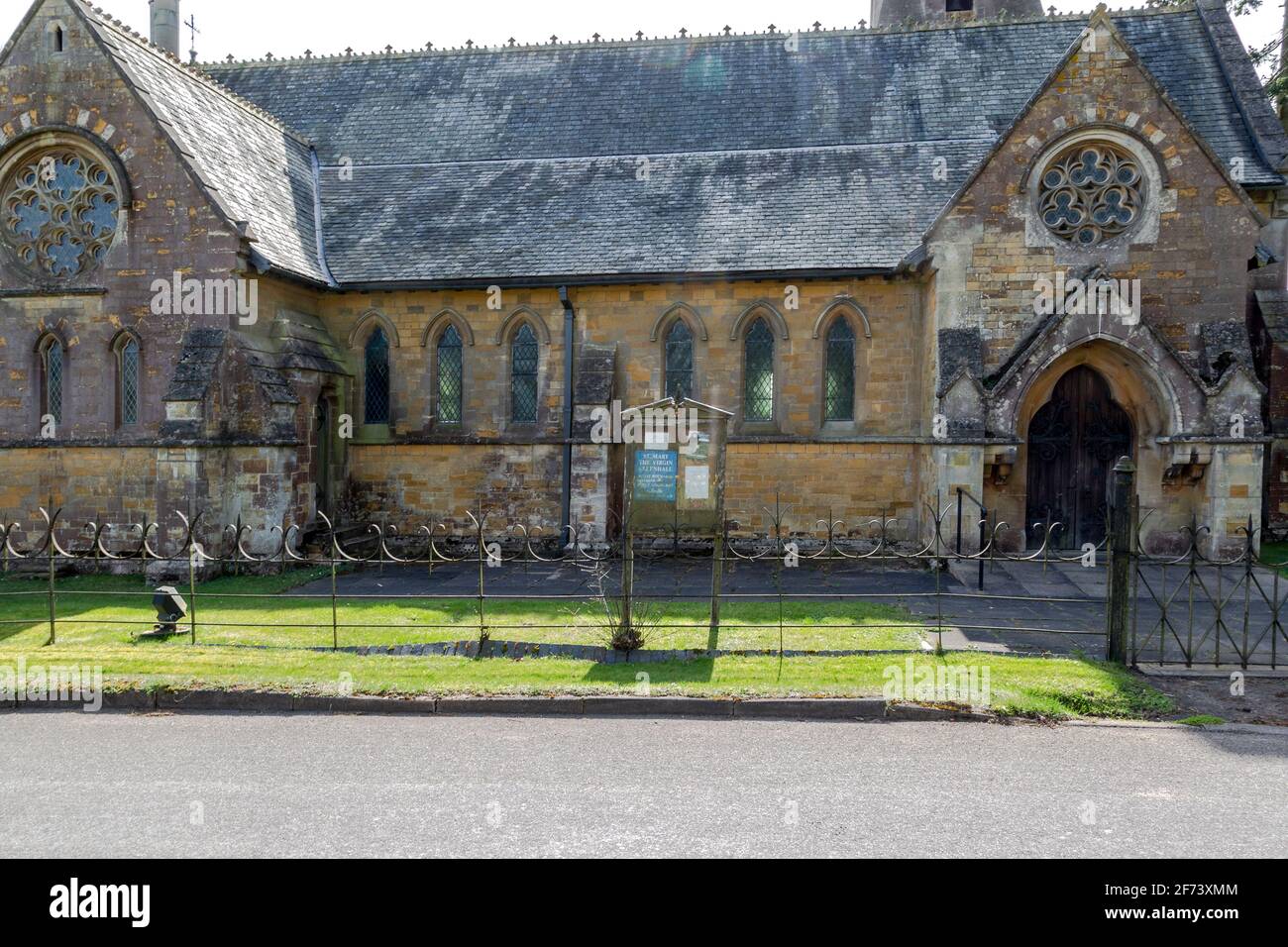 St. Mary The Virgin Church in the village of Ullenhall, Warwickshire