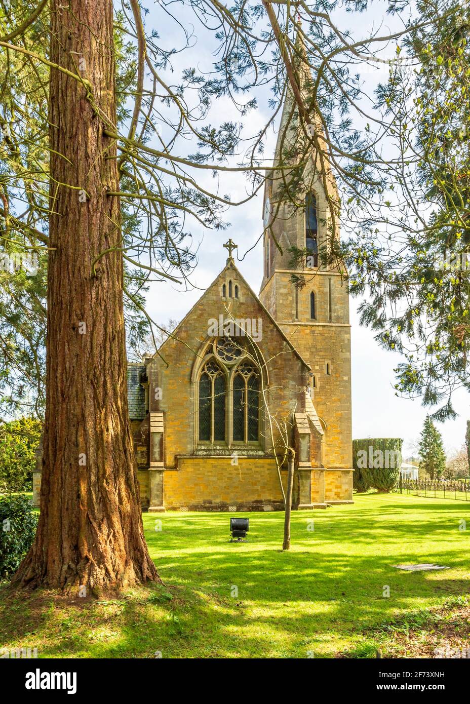 St. Mary The Virgin Church in the village of Ullenhall, Warwickshire