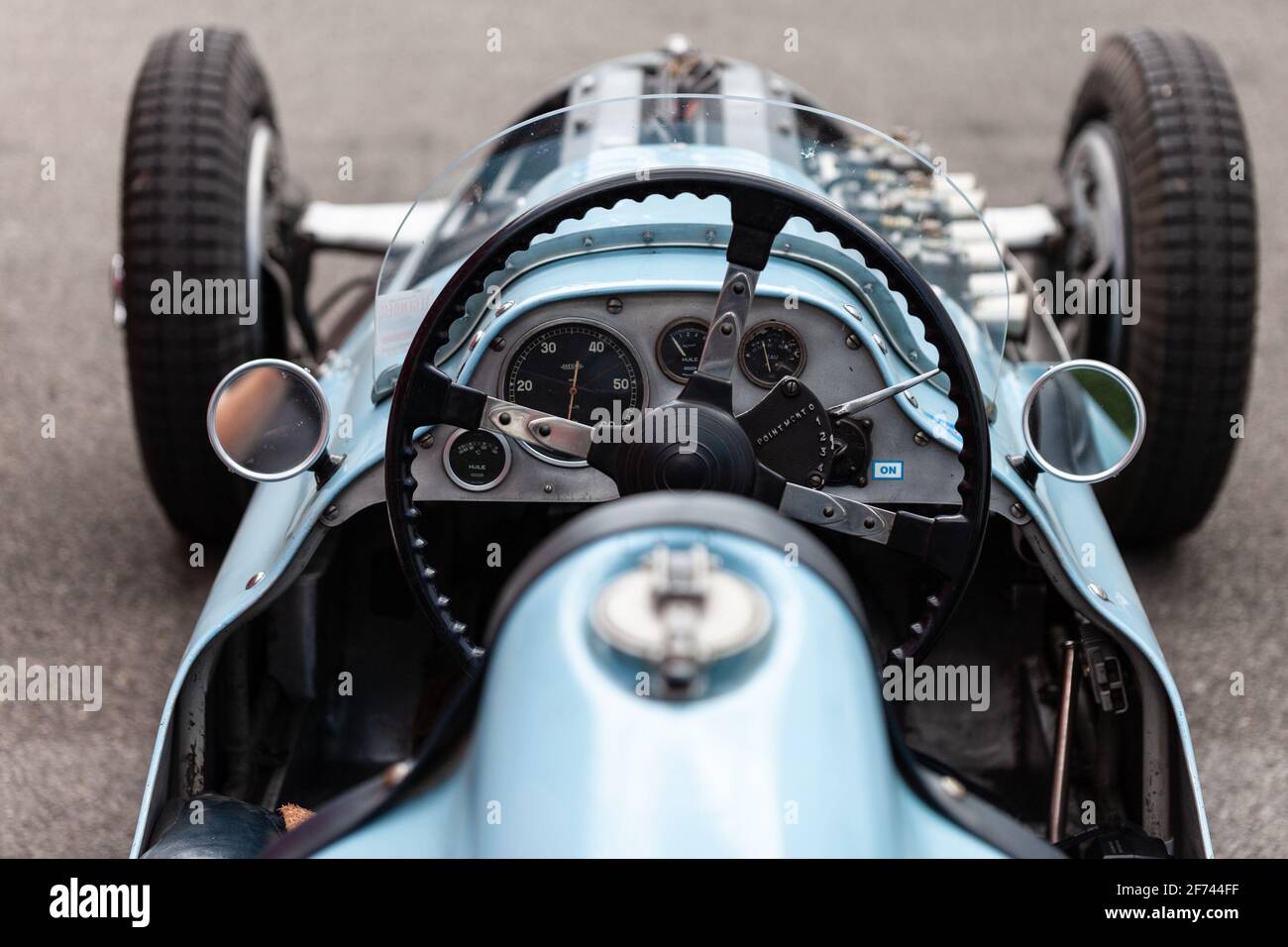 Pierre Levegh Talbot Lago T26C race car at MontTremblant race track