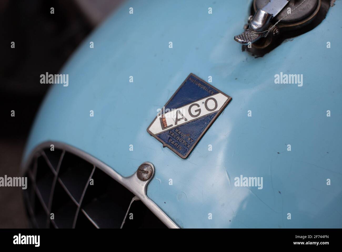 Pierre Levegh Talbot Lago T26C race car at MontTremblant race track