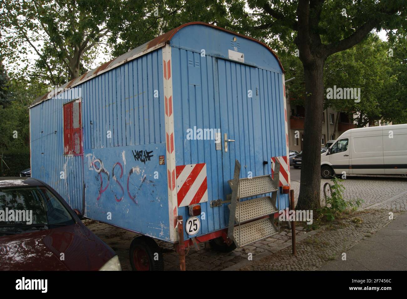 Bauwagen Stock Photo