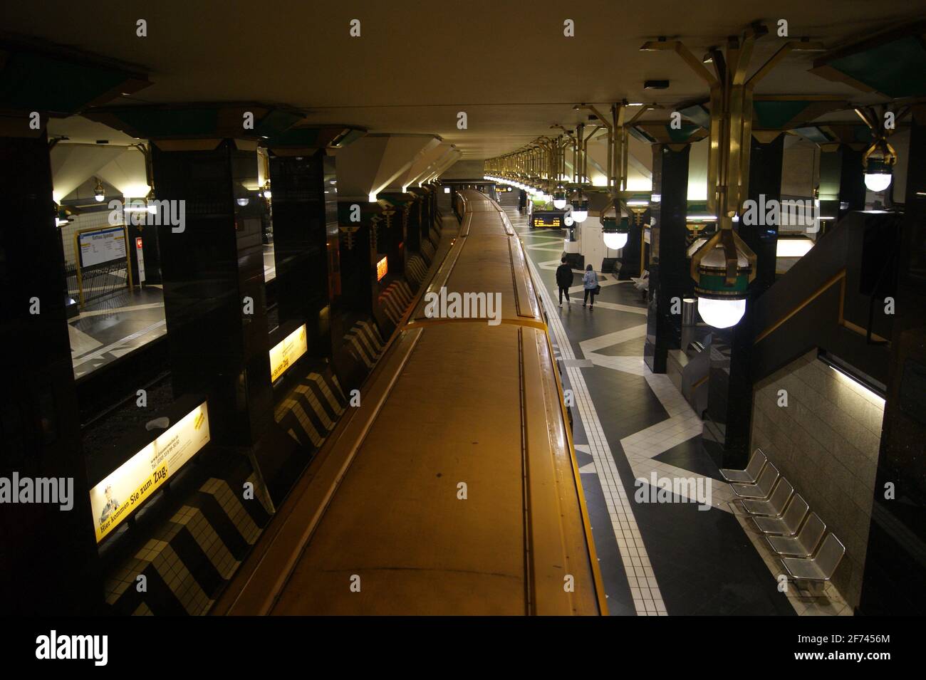 U-Bahnhof Rathaus Spandau Stock Photo