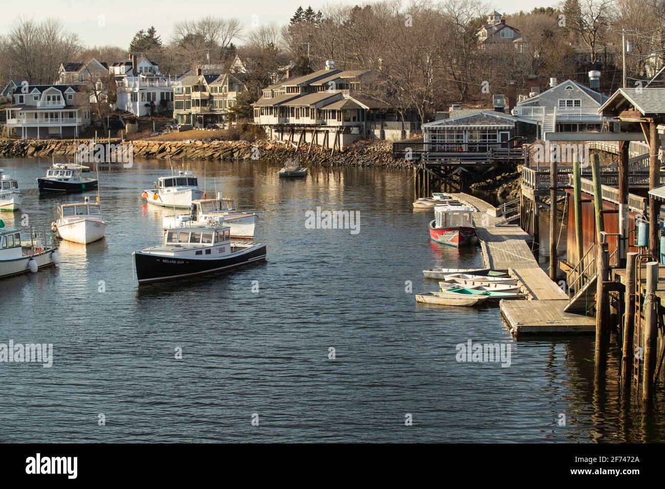 There S A Small Harbor Here Along With Perkins Cove Marginal Way And Lots Of Summer Time Shops Tourists Arrive On Memorial Day And Are Gone By Labor Stock Photo Alamy