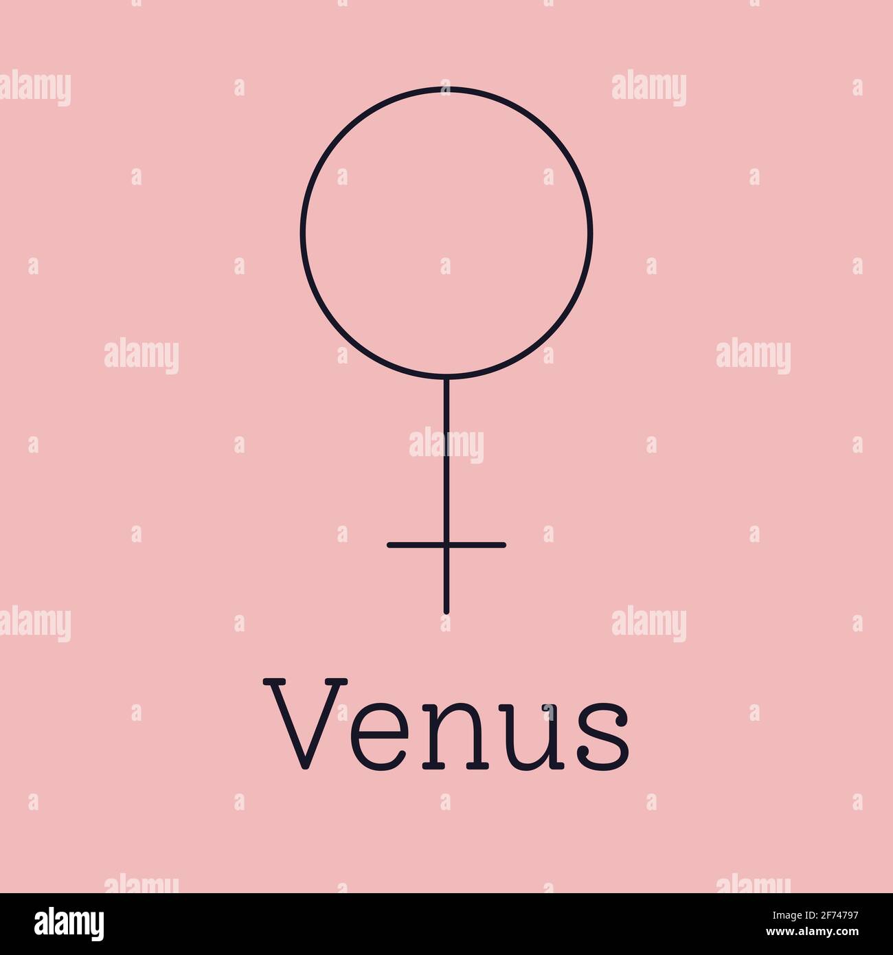 Planet venus Stock Vector Images - Alamy