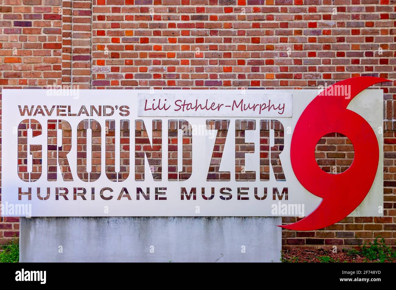 The Ground Zero Hurricane Museum is pictured, April 3, 2021, in Waveland, Mississippi. Stock Photo
