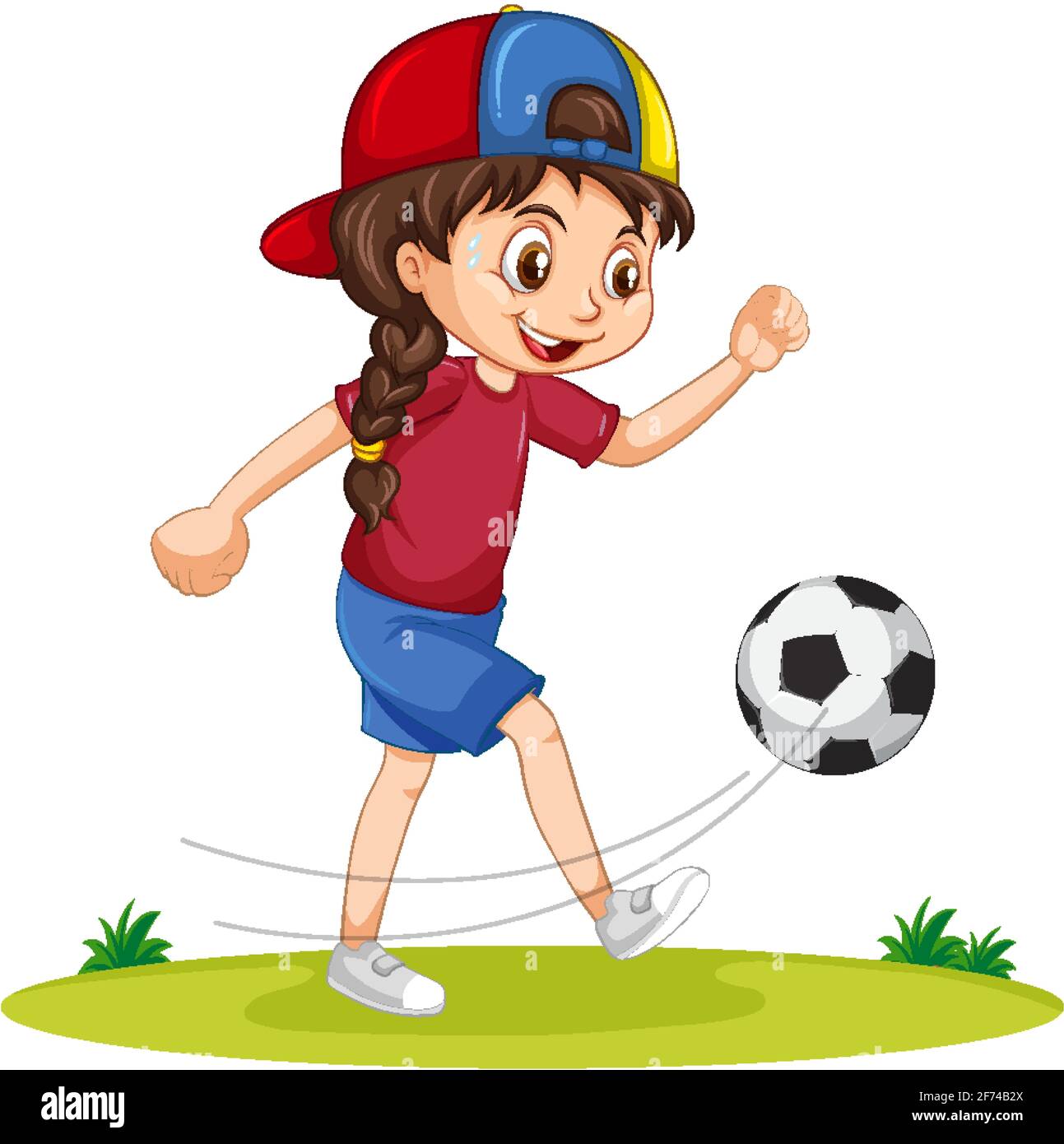 Football cartoon hi-res stock photography and images - Alamy