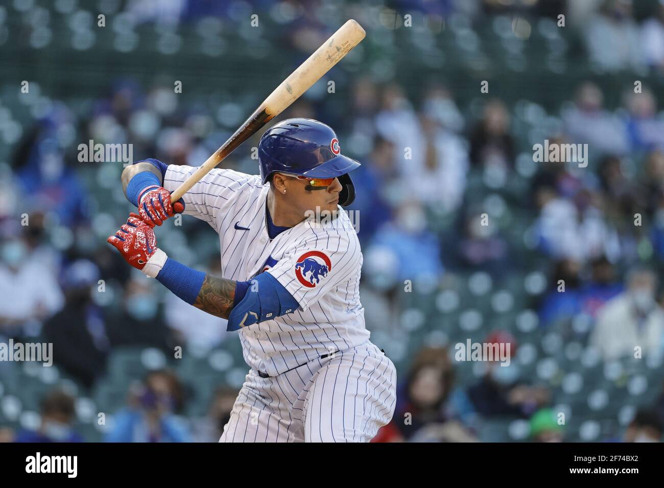 Javier baez at bat hi-res stock photography and images - Alamy
