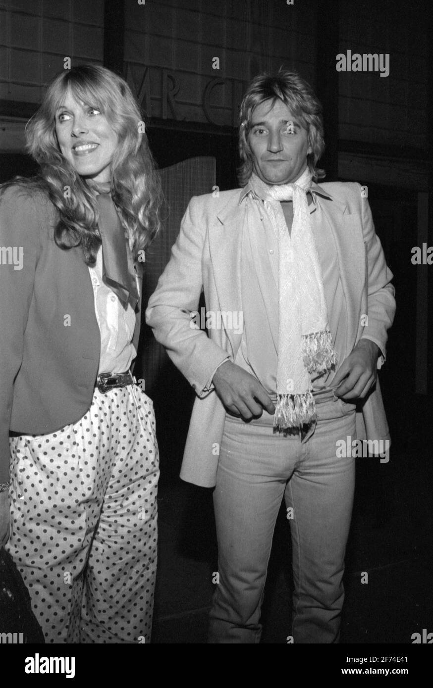 Rod stewart 1980s Black and White Stock Photos & Images - Alamy