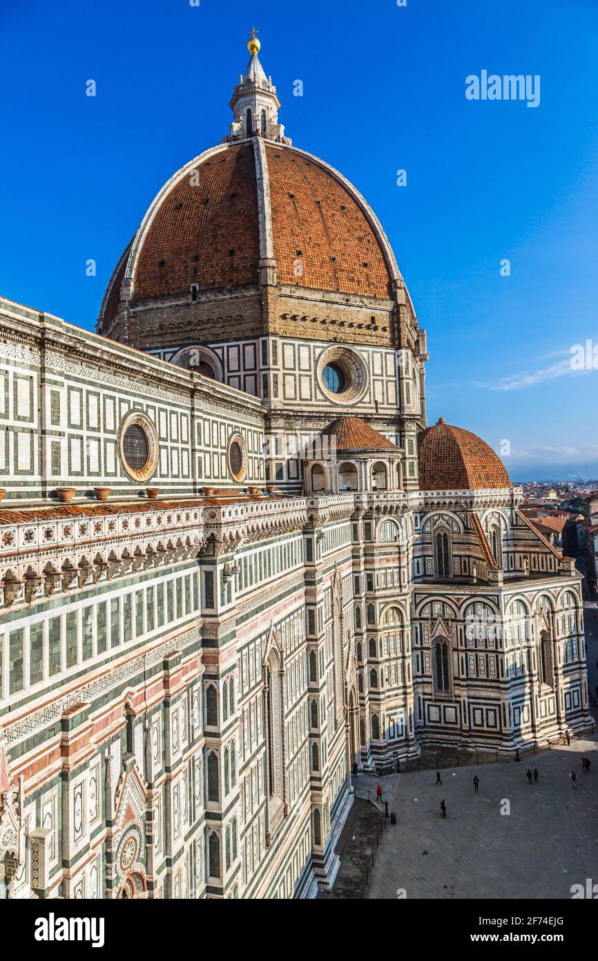 Rooftop view of medieval Duomo cathedral in Florence Stock Photo - Alamy