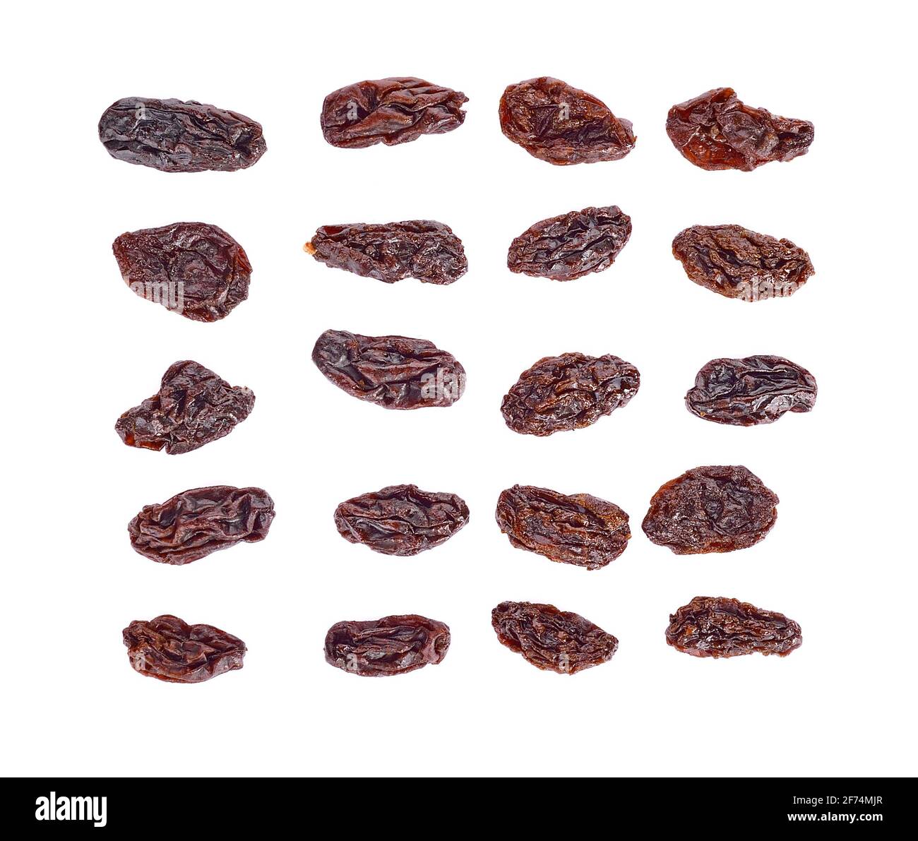 Dried raisins isolated on white background Stock Photo - Alamy